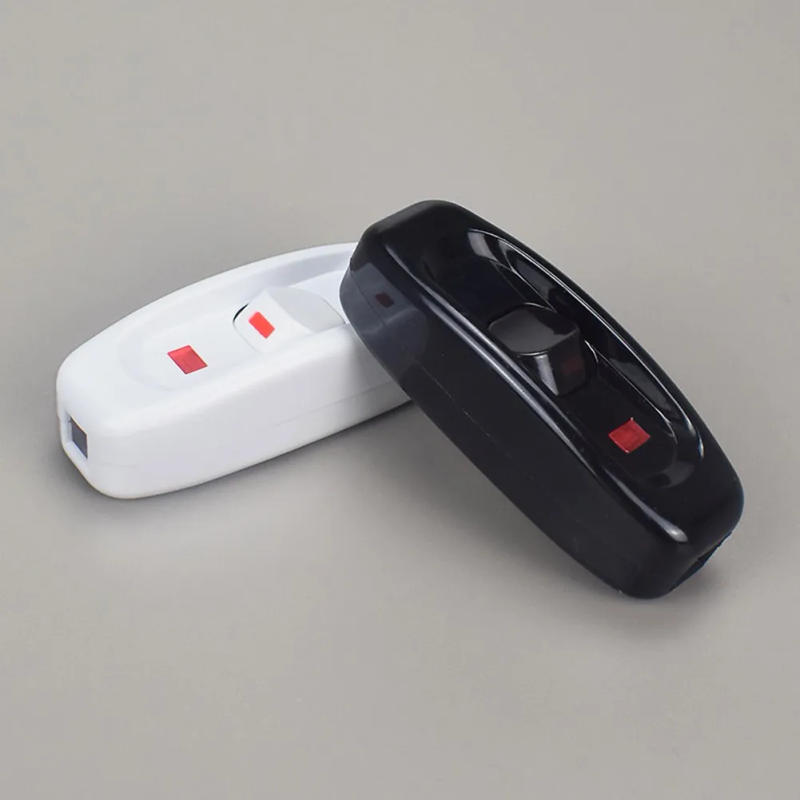 Description Picture 2 of itemAC 240V 10A Bedside Lamp Switch Inline ON/OFF LED Indicator Light Button Table Lamp Cord Cable Switches