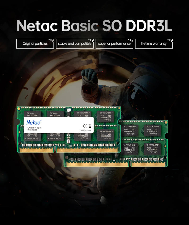 Description Picture 2 of itemNetac DDR3L Memoria Laptop DDR3 RAM 8GB 4GB DDR3L memoriy rams 1600mhz Memory SO-DIMM 204-pin DDR3 for HP Lenovo Notebook 1.35V