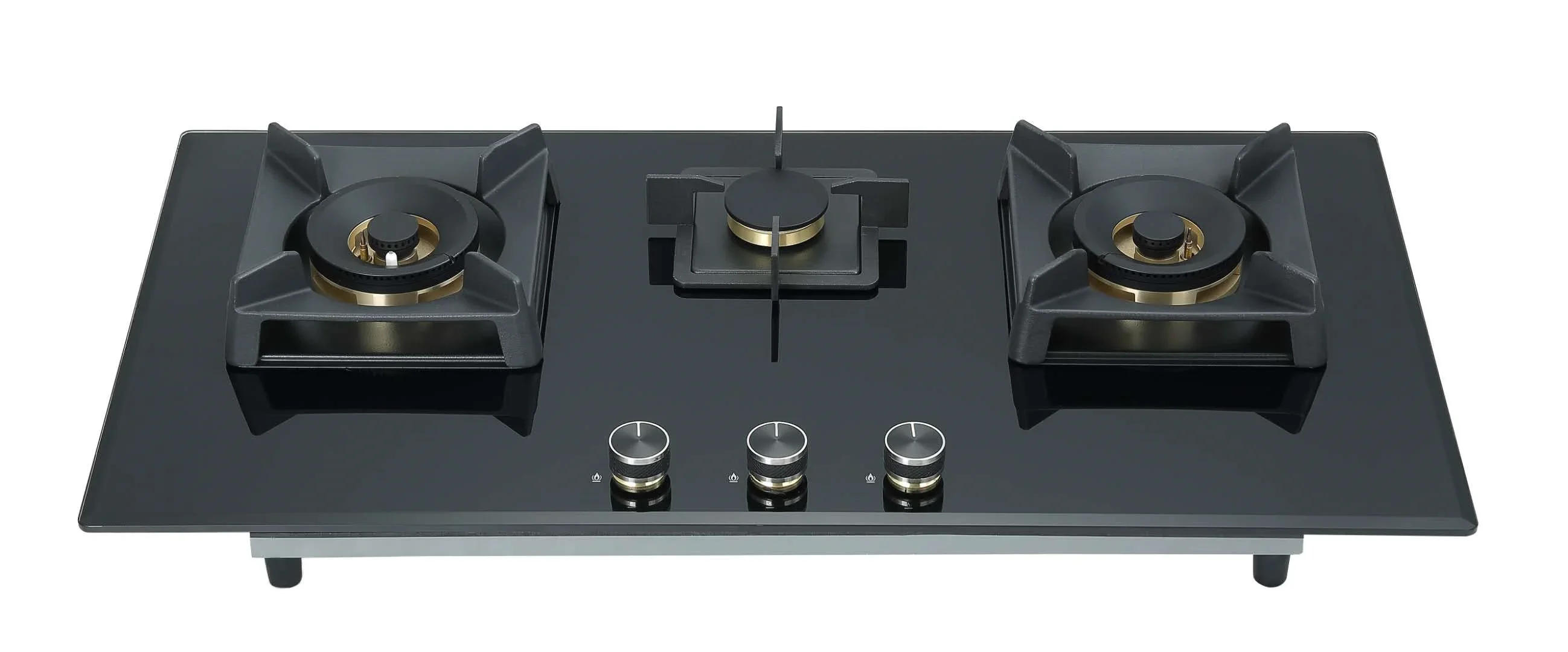Description Picture 4 of itemGas StoveBuilt-in 3 Burners Tempered Glass Gas Stove Built-in Gas Hob