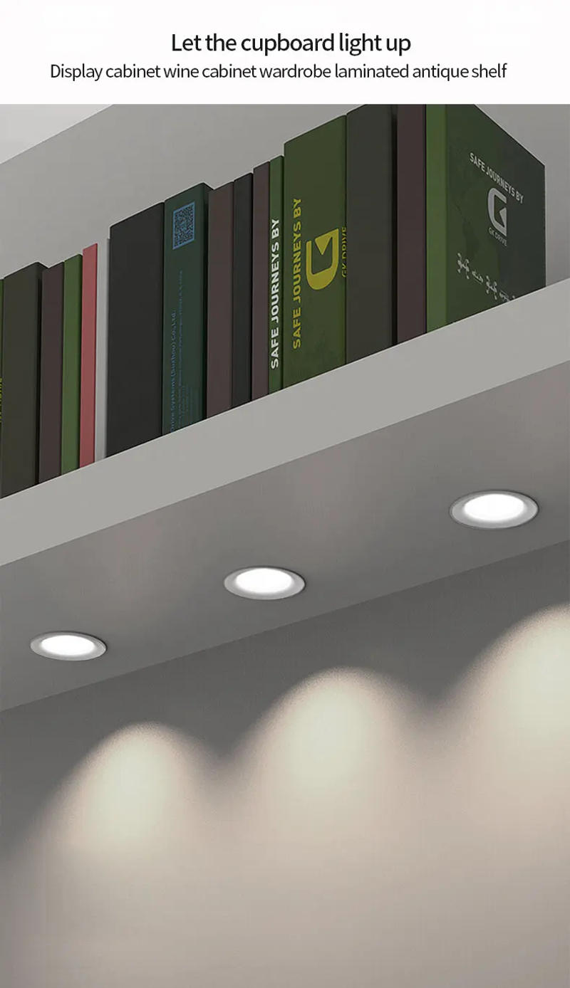 Description Picture 4 of item【35mm hole】recessed mini spotlight 3w LED ceiling light 110v 220v deep anti-glare small downlight with driver set