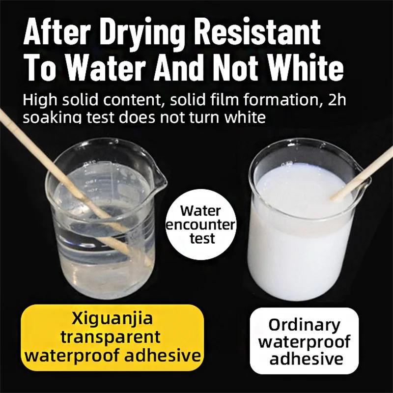 Description Picture 6 of itemNew Waterproof Coating Transparent Quality Assurance Bathroom Leakage Repair Coating Waterproofing Leak Sealing Proof Adhesive