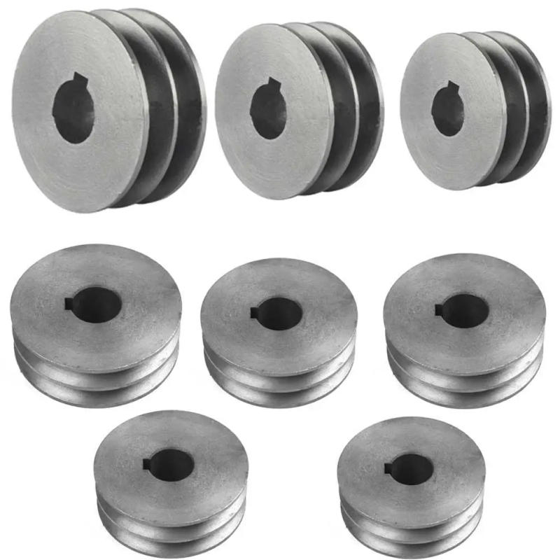 Description Picture 3 of itemMachined for Alignment V Belt Pulley Cast Iron A Type Double Slot Suitable for Motors Works Well with A Type V Belt Timing Belt