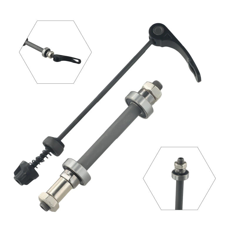 Description Picture 5 of itemMTB Bike Axle Quick Release Skewer Front Rear Bicycle Axle Wheel Hub With 2 Bearings Bike Rear Axle Modification Accessories