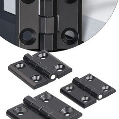 1pc Hinge Butt Hinges Door Metal Black Hinges Cabinet Zinc Alloy Box Backflap Shed Fasteners Furniture Hardware Spare Parts