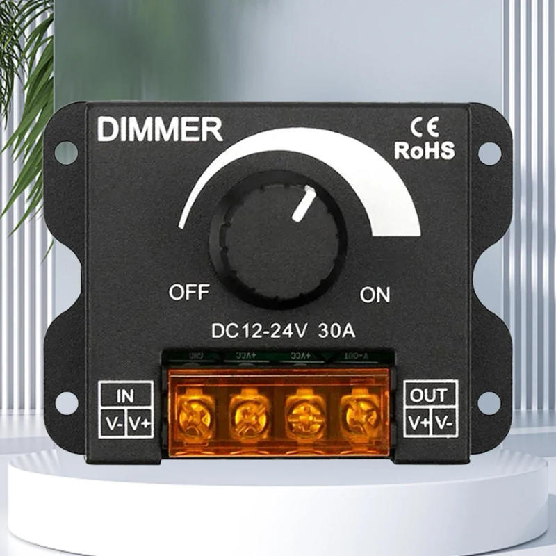 Description Picture 5 of itemLED Monochrome Controller DC 12V-24V LED Dimmer Switch PWM Digital Stepless Dimming for Lamp Strip Single Color Lamp