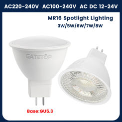 3PCS LED Bulb MR16 Spotlight GU5.3 Lampada AC 110V 220V 12V Bombillas Spot Light Replace The 50W Halogen Lamp Home Derection
