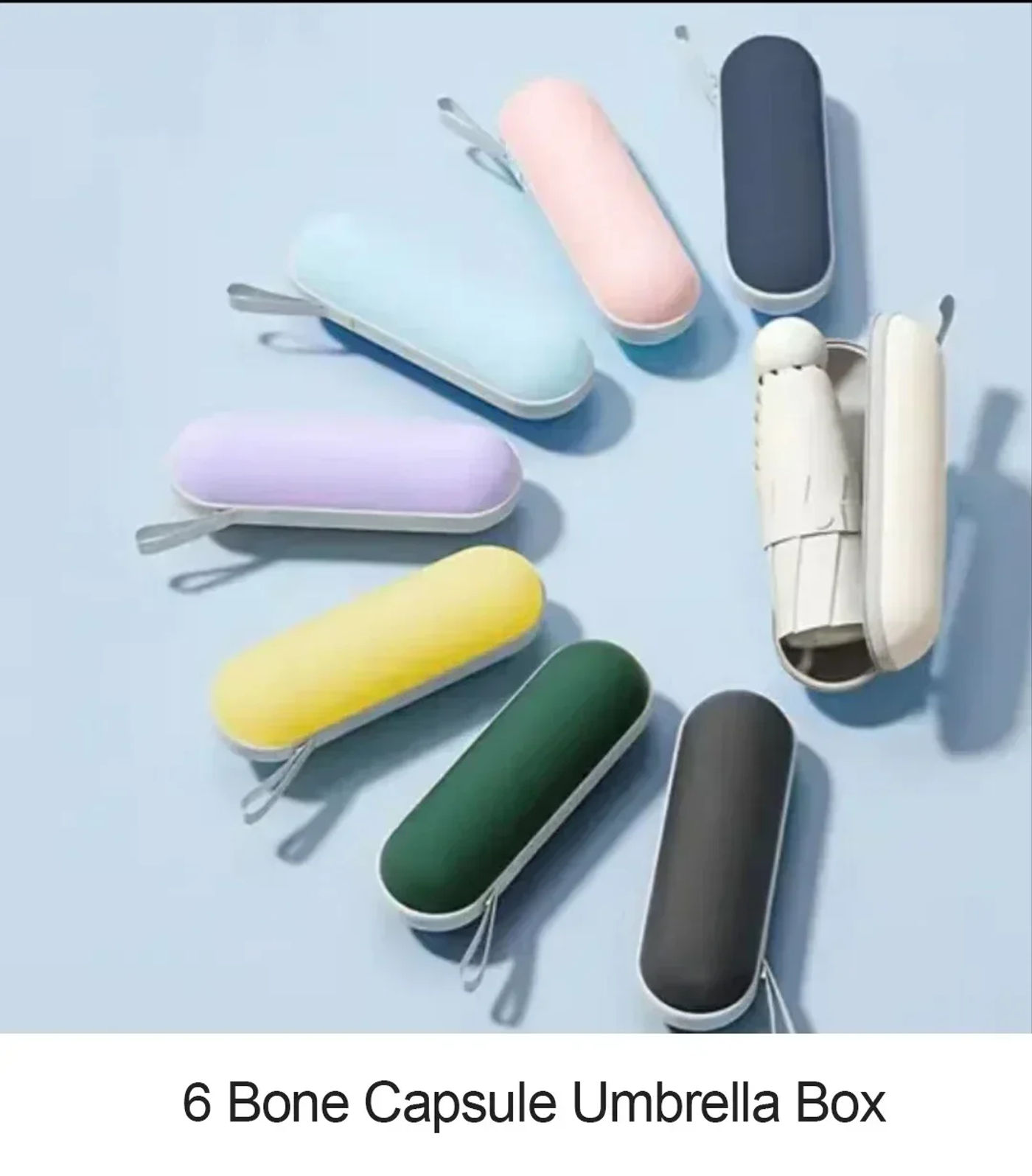 Description Picture 3 of item8 Ribs  Travel Rain Sun Umbrellas  Windproof Multi-color Travel Umbrella  Automatic Open And Close