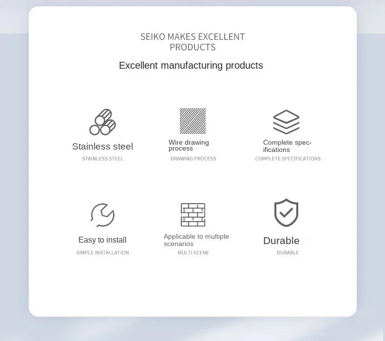 Description Picture 3 of itemBarrel Bolt  2/3/4/5/6/8 Inch Stainless Steel Door Latch Hardware for Home Hardware Gate Safety Door Bolt Latch Lock