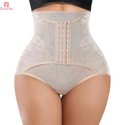 GUUDIA Middle Waist Cincher Seamless Daily Shaper Panties Shapewear Hooks Tummy Control Panties Smooth Out Upgrade Arc Shaped