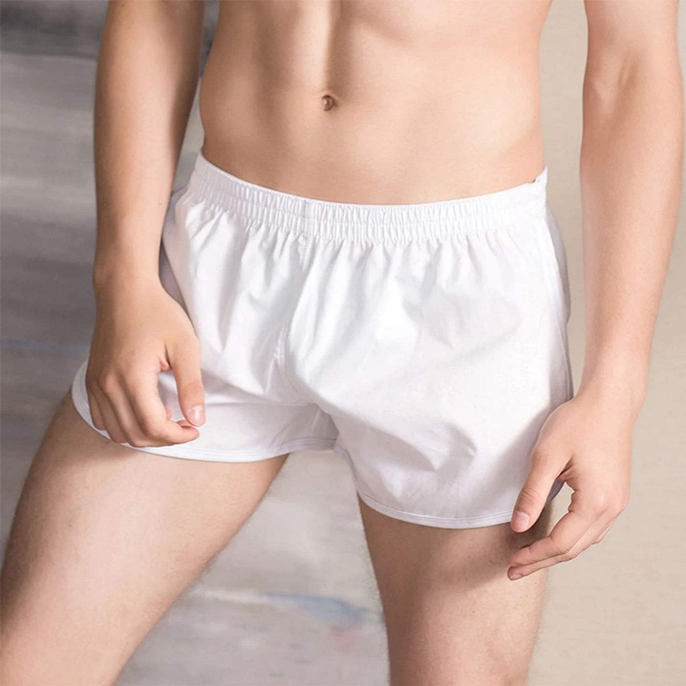 Description Picture 4 of item2022 Fashion High Quality Mens Briefs Shorts Fitness GYM Moisture Wicking Plus Size Quick Dry Short Pants Sports
