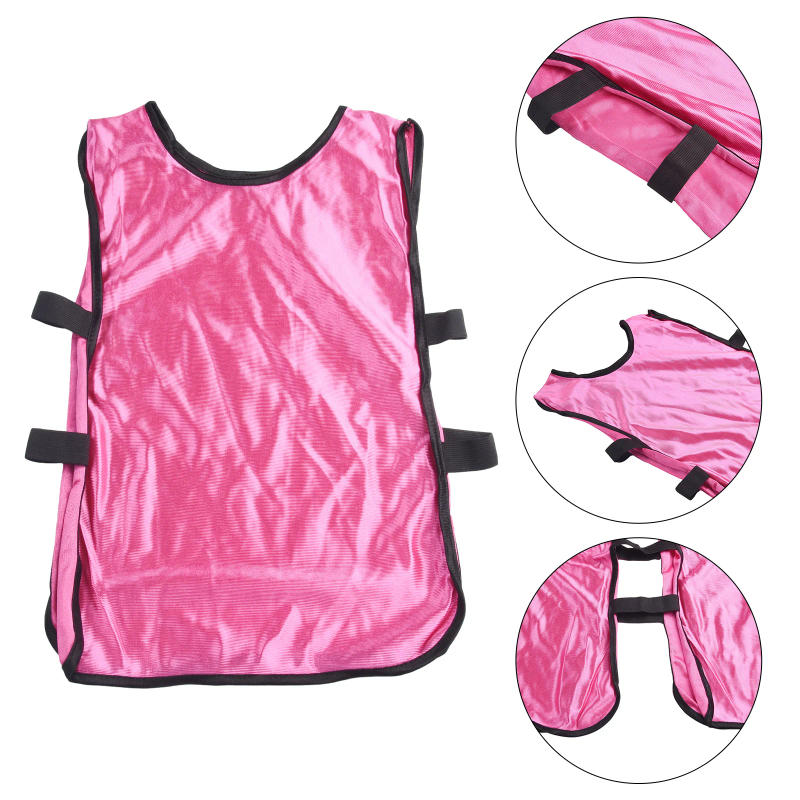 Description Picture 4 of itemChild Sports Training BIBS Vests Basketball Cricket Soccer Football Rugby Mesh Soccer Training Vests Grouped Against Uniforms