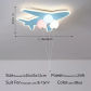 blue  45cm airplane