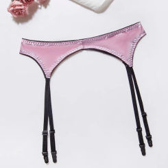 Women's Sexy Lingerie Simple Garter Suspenders Transparent Underwear Adjustable Waist Belt for Stockings Solid Underwear Garter