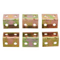 Corner Brace Joint Angle Bracket Reuseable Stainless Steel Table Fastener 20pcs 4 Holes 90 Degree Home Table Box