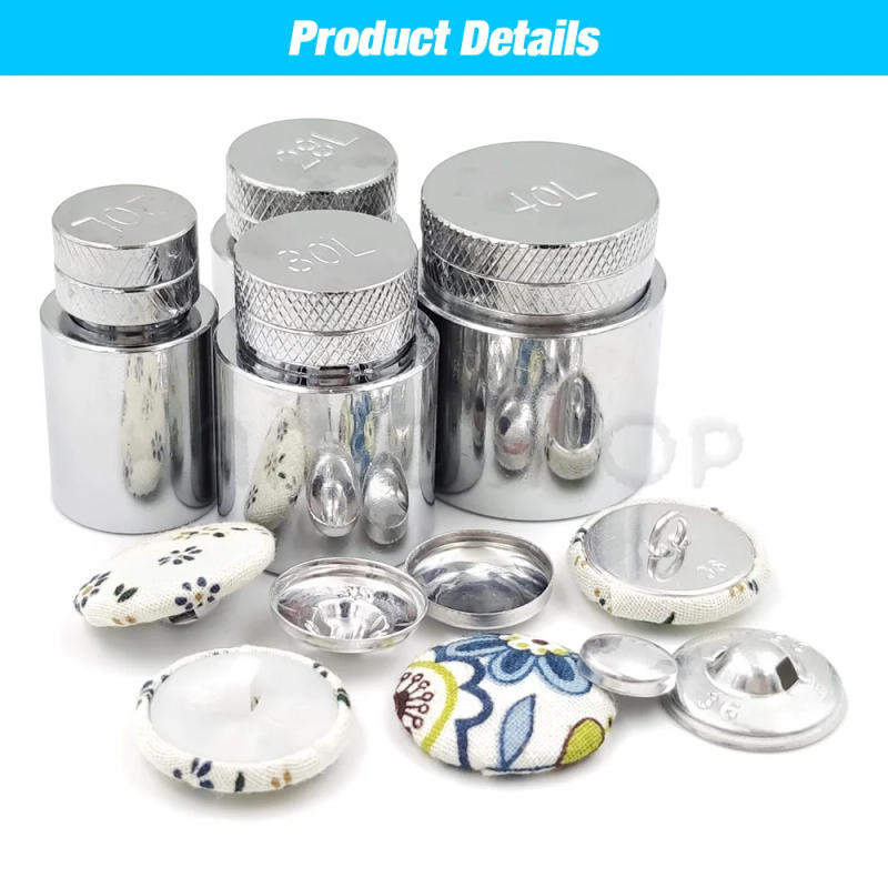 Description Picture 6 of item20L-60L Fabric Covered Button Mold Press Die Convenient Mould Tool Assembly For Round Bread Shape Button Fabric Accessories DIY