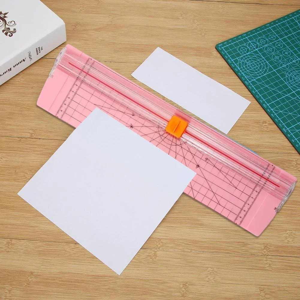 Description Picture 6 of itemA4/A5 Paper Cutting Guillotine Paper Cutter Machine Photo Card Payslip Cutting Mat Tool with Scale Photo Trimmer Scrapbook Blade