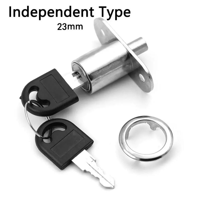 Description Picture 4 of item23/32mm Cam Cylinder Lock Tongue Door Bolt Latch Cabinet Drawer Lock with Key Sliding Door Wardrobe Lock Furniture Hardware