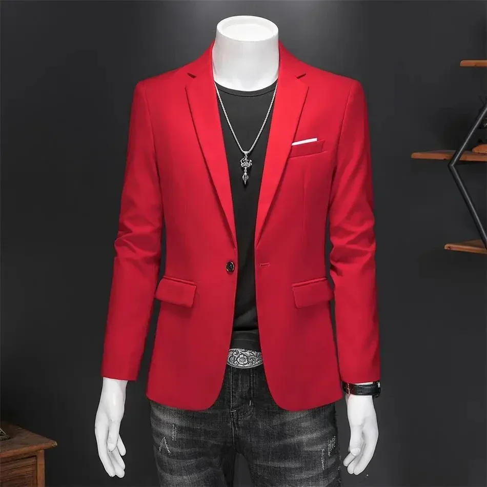 Description Picture 4 of itemB.A2287  Smart Casual Blazer For Male Business Casual Gentleman Suit Jackets Men's Sunscreen Suit Coats