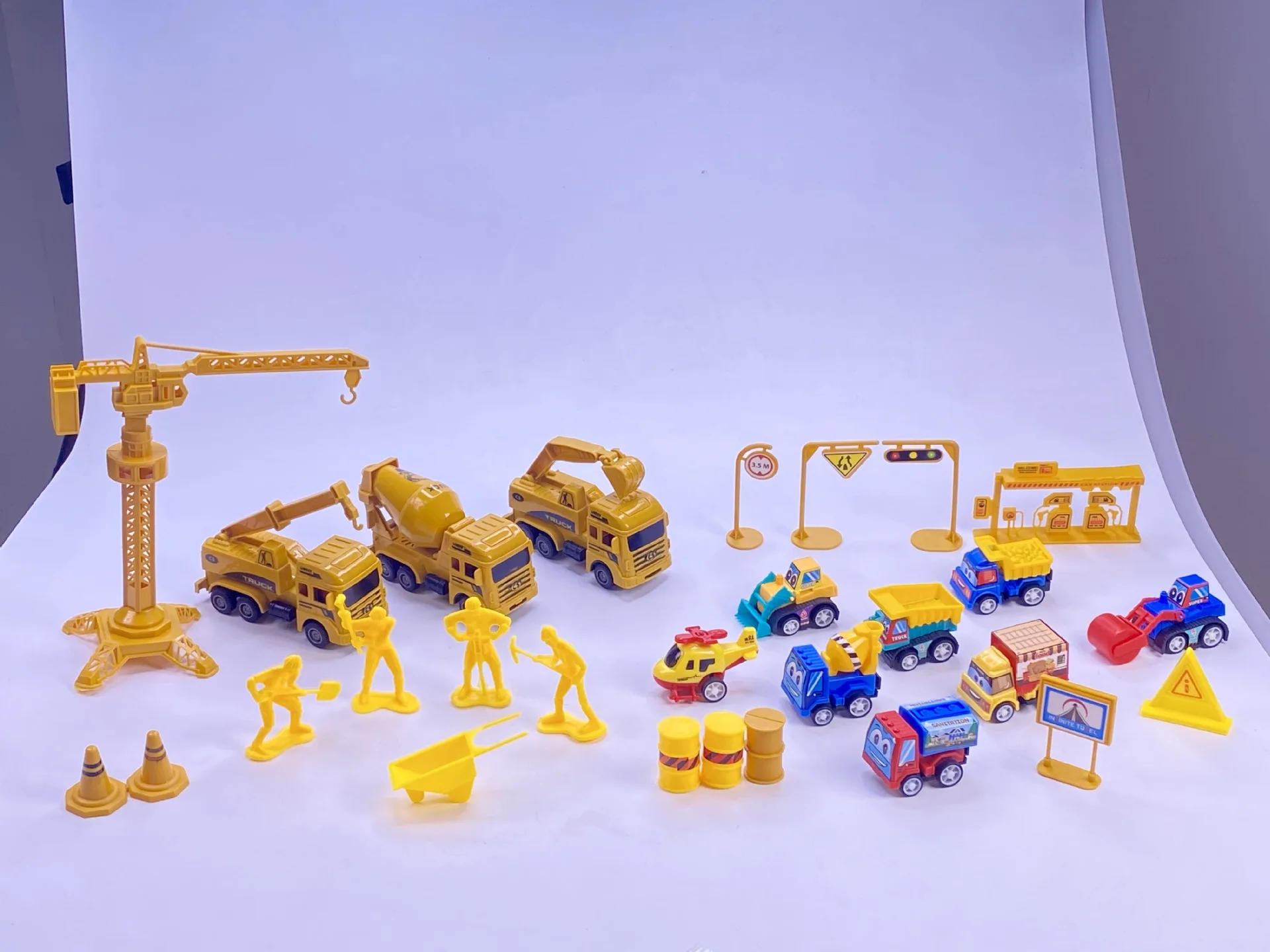 Description Picture 3 of item24Days Christmas Advent Calendar Car Toys Engineering Fire Truck Car Map Carpet Toys Countdown Calendar XMAS Gift Box for Kids