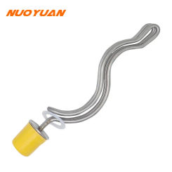 1.5" Tri Clamp OD50.5 Water Heating Element 220V 2.5KW Ripple Type SUS304 Immersion Tubular Water Heater for Brewing