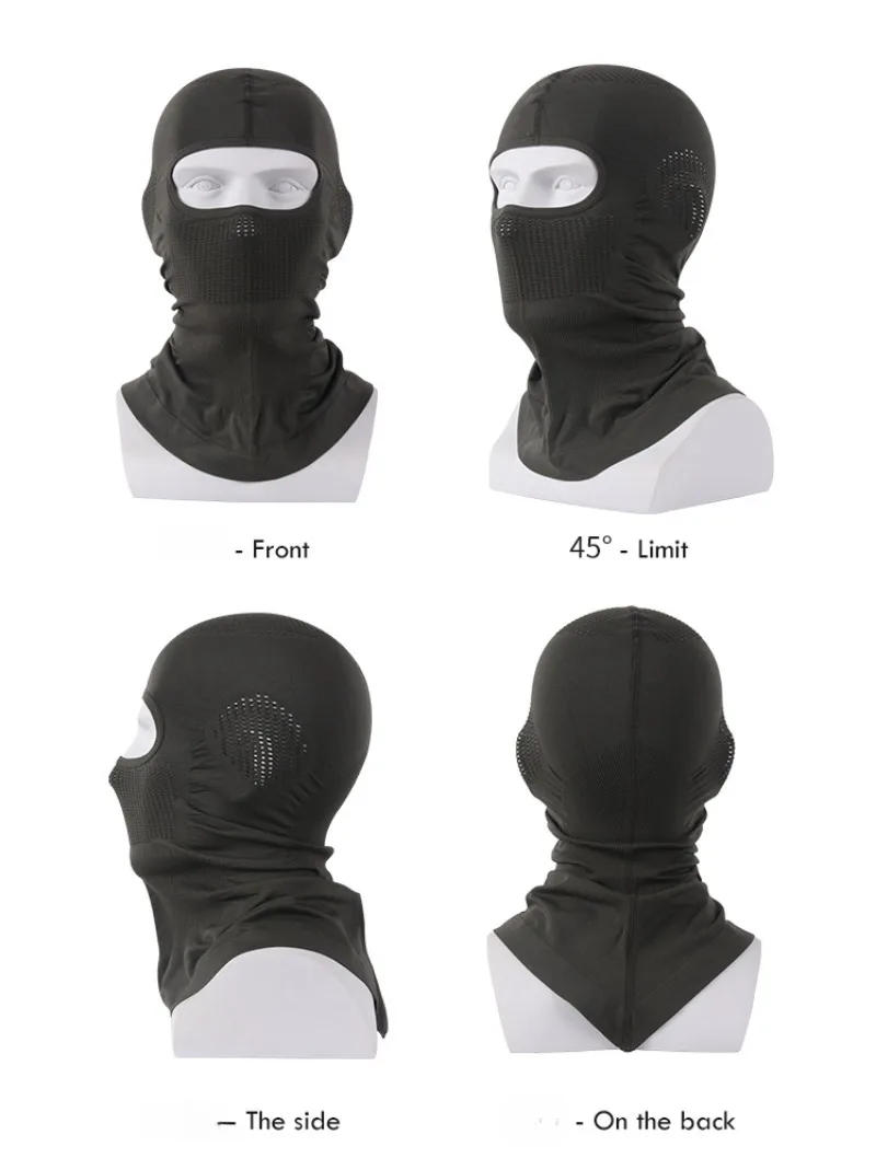 Description Picture 6 of itemMen's Cycling Cap Balaclava Full Face Ski Mask Hood Hiking Camping Hunting Outdoor Riding Sports Hood  Sunshade Helmet Liner