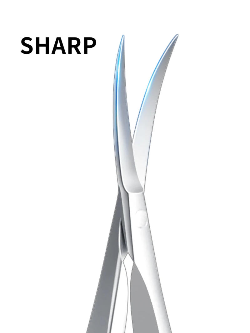 Description Picture 4 of itemRussian Dovetail Scissors Beauty Nail Nail Removal Dead Skin Nail Barbs Curved StainlessSteel Spring Dead Skin Scissors