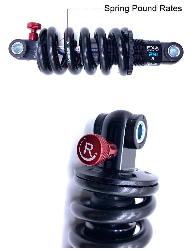 Description Picture 6 of itemEXA Form 291 R adjustable Suspension Spring Rear Shock Absorber Downhill MTB Bike 125 150mm 850 1500P electric scooter