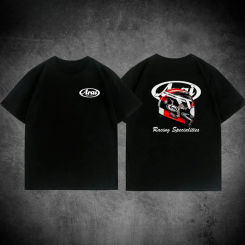 2025 Helmet Motorcycle Team Uniforms Customized Motorcycle Riding ARAI Clothes Summer Short Sleeve Loose Casual Cotton T-shirt