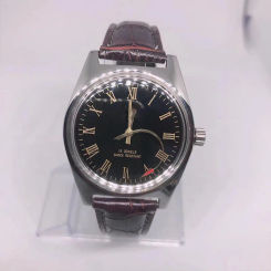 Shanghai made color watch classic retro manual up chain shockproof aircraft needle 19 drill mechanical movement 1piece