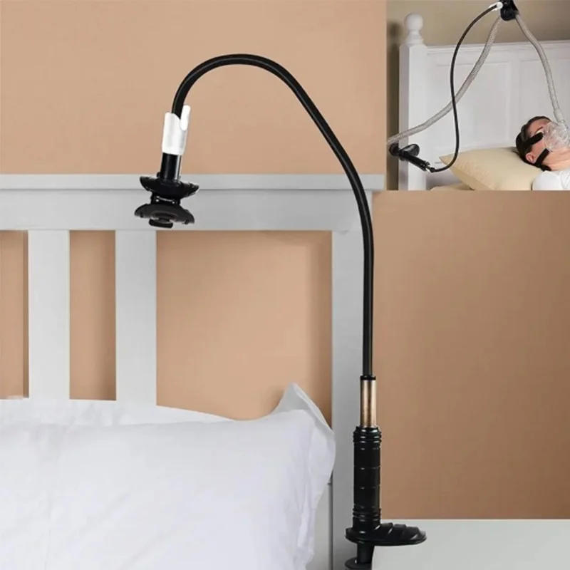 Description Picture 2 of itemBMC CPAP Hose Holder Mask Holder With C-shaped Clip 360° Rotation Adjustable Height Prevent Condensation From Accumulating