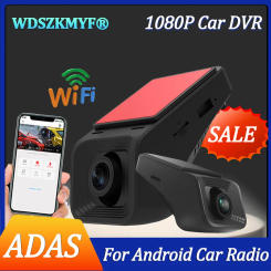 1080P Car Dvr WIFI Camera for Vehicle ADAS Video Recorder Dash Camera USB Car DVD For Android Navigation System Car Assecories
