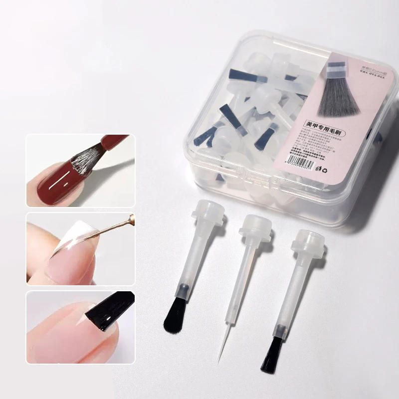 Description Picture 2 of itemNail Polish Replacement Brushes Gel Polish Replacement Brushes For Professional Salon Or Home Use Manicure Applicators Tools
