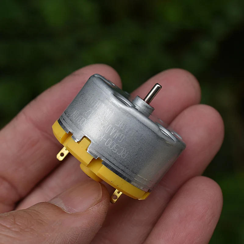 Description Picture 4 of itemS.M.C RC500-KN/13500 Micro 500 Motor DC 6V-12V 5400RPM Mini 32mm Diameter Round Motor DIY Home Sweeper Robot Fragrance Machine