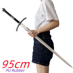 WW 1:1 Witch King Sword Ring Spirit Sword The Elves King Cos Sword Prince of the Elves Weapon Toy Show 95cm Rubber Unsharpened