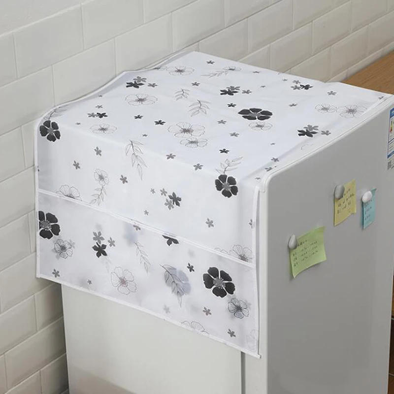 Description Picture 5 of itemWaterproof Washing Machine Coat Dustproof Refrigerator Cover Pattern Sun Dust Protection Case Home Accessories