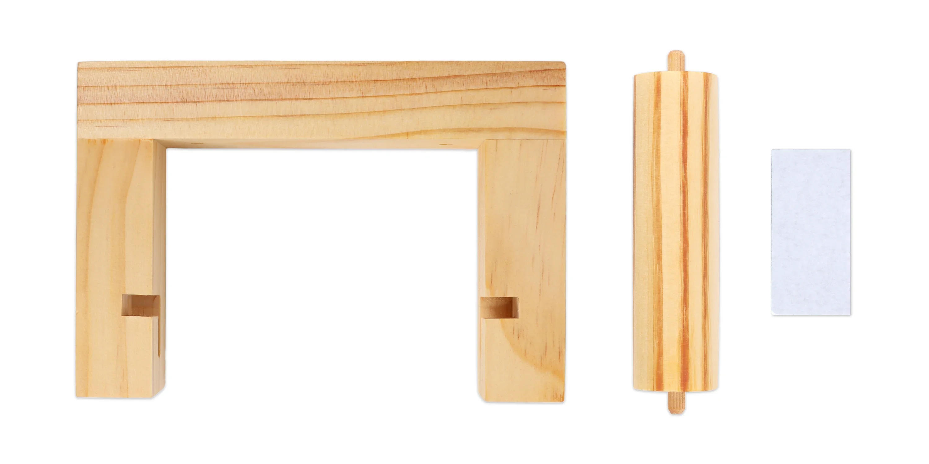 Description Picture 2 of itemNail-Free Wooden Square Toilet Paper Holder Bathroom accessories hardwares Paper Towel Holder Kitchen  Roll Paper Holder