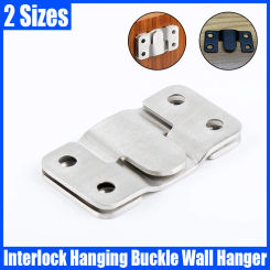 1PCS Interlock Hanging Buckle Wall Picture Frame Hanger Picture Frame Hook Flush Mount Bracket Furniture Connector