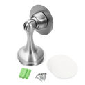 Magnetic Door Stops Keep Door Open Stainless Steel Door Holder No Drilling Door Catch Anti-Rust for Wall and Floor Mounting