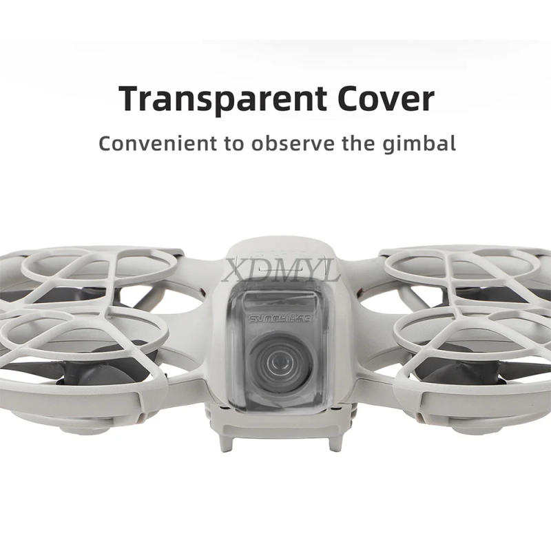 Description Picture 5 of itemFor DJI Neo Gimbal Plastic Lens Cover Transparent Grey Simple Scratch Resistant Protective Cover Lens Case Drone Accessories