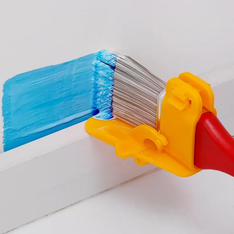 Description Picture 5 of item3/1PCS Painting Wall Brush Corner Interior Concealed Edge Trimming Color Separation Paint Brush Edger Handle Tool Art Supplies
