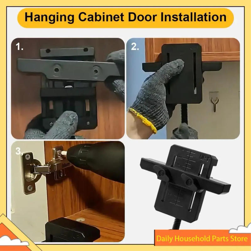Description Picture 6 of itemAdjustable Cabinet Door Installation Positioner, Cabinet Hardware Jig Tool, Cabinet Door Mount Locator 3Pcs HOT!