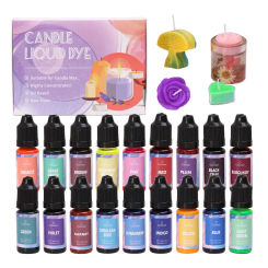 1Set Candle Dyes Kit DIY Candle Making Supplies Liquid Colorant Pigment Aromatherapy Soap Soy Wax Dye Candle Manufacture Pigment