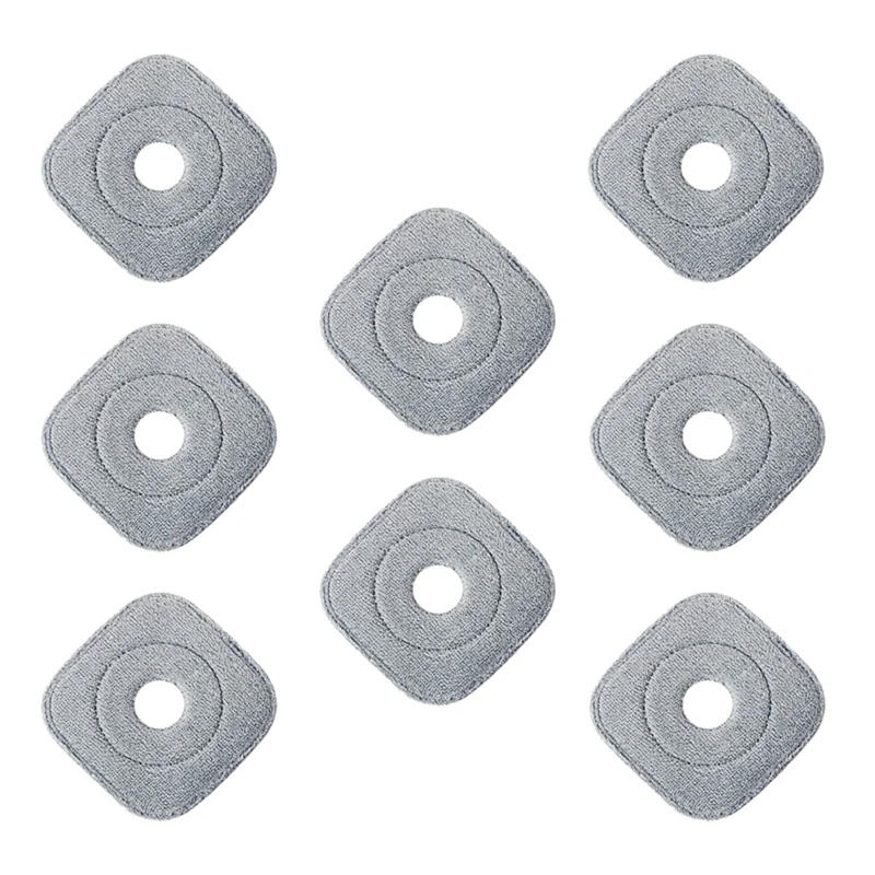 Description Picture 4 of item8Pcs Mop Cloth For Joybos Mop Squeeze Mop Automatic Separation Rotating Cleaning Floors Mop Pads Cloth