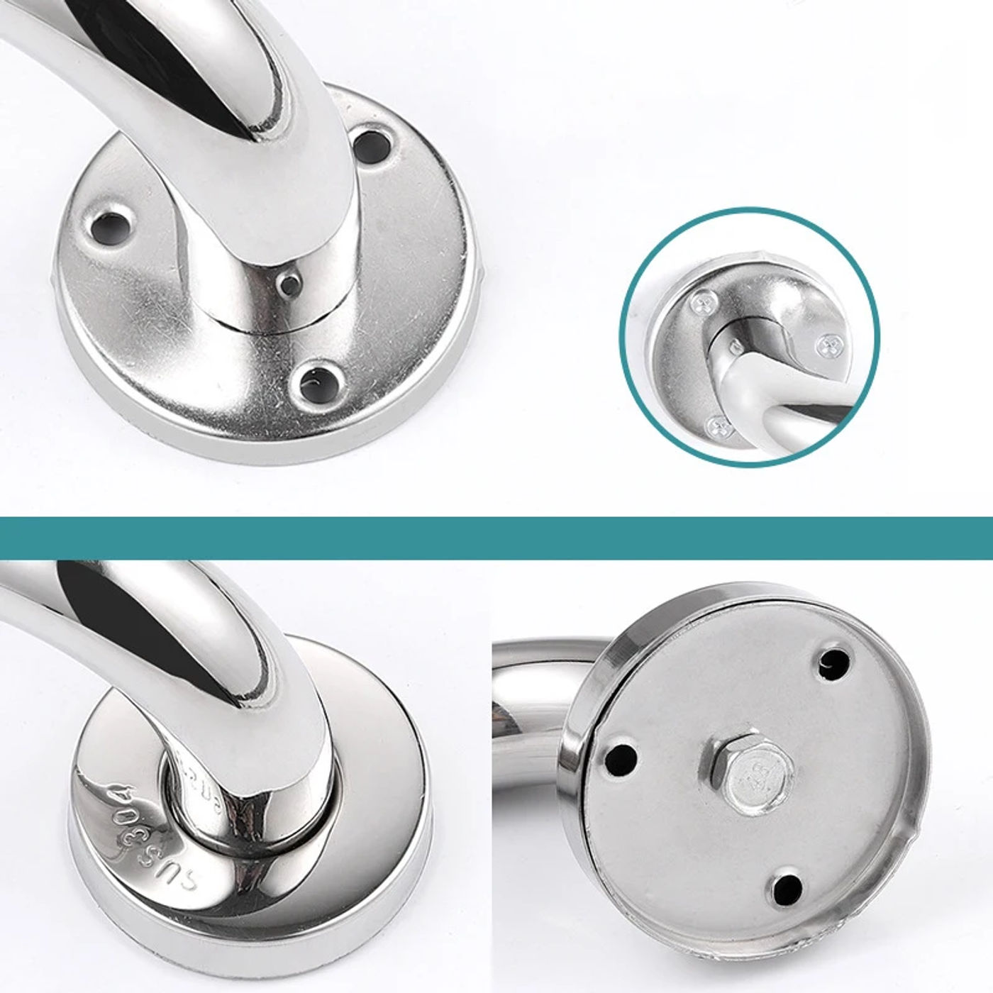 Description Picture 6 of itemBathroom Tub Handrail Grab Bar Stainless Steel Toilet Safety Support Handle Shower Towel Rack Bathtub Safety Rails Accessories