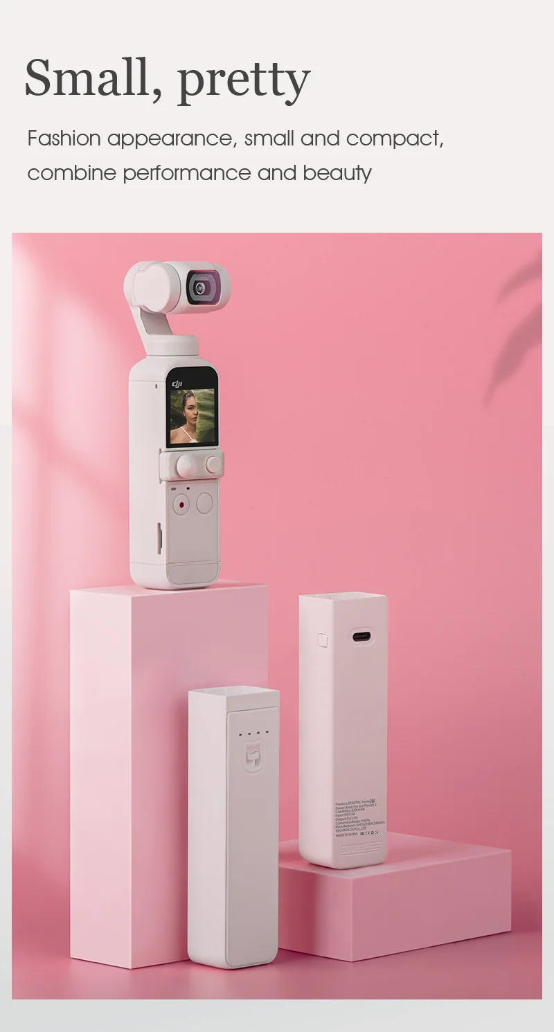 Description Picture 2 of itemGimbal Camera Accessories Handle Grip Portable Charger Mobile Power Bank Extension Charging Handle For DJI Pocket 2 Accessory