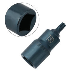 Torx Screwdriver Bit Tool 1/2inch Socket Bits Adapter T30 T40 T45 T50 T55 T60 T70 Hand Tool Drive Sockets Torx Socket