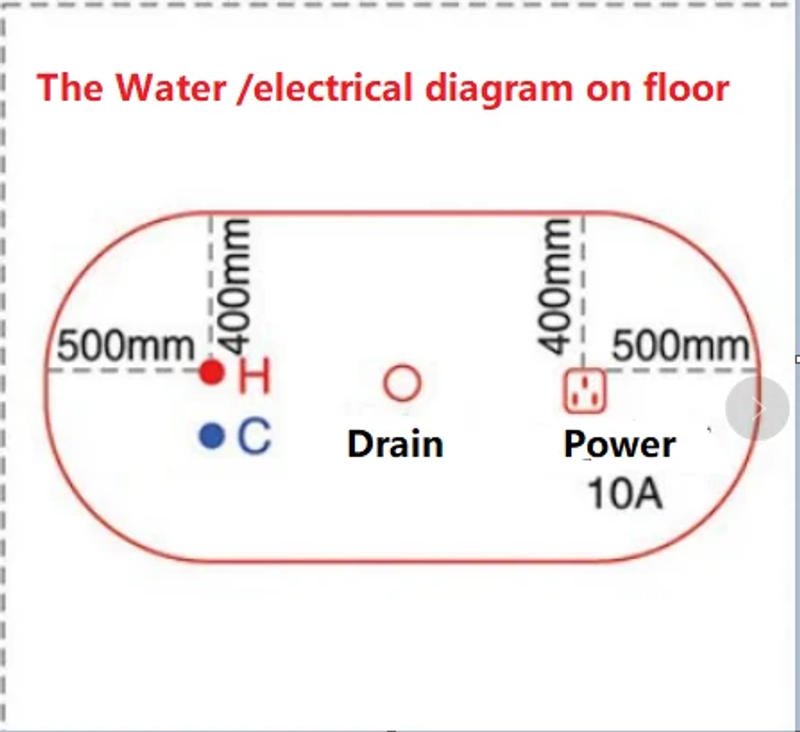 Description Picture 6 of item1100X850X840mm Infant Baby Portable Spa Acrylic Hydromassage Whirlpool Kids Children Bathtub NS805
