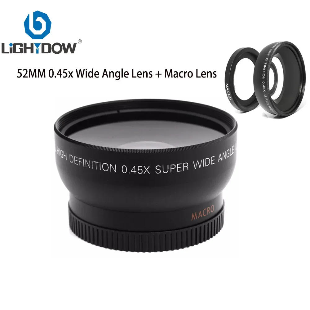 Description Picture 2 of itemLightdow 52mm 0.45x Additional Wide Angle Lens Macro Lens for Nikon DSLR Cameras with 52mm UV Lens Filter Thread