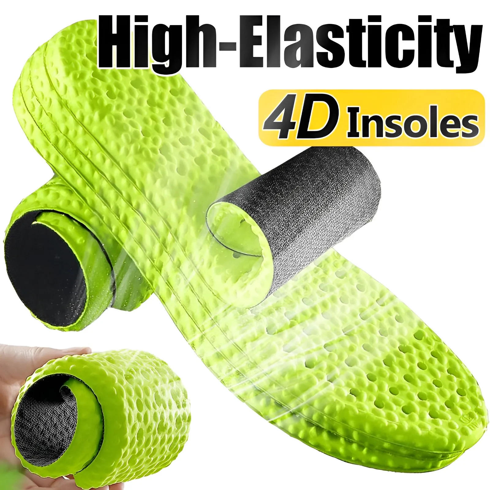 Description Picture 2 of itemNew Sport Insoles Shoes Men Women Memory Foam Insole Soft Mesh Breathable Deodorant Running Shoe Pad Orthopedic Sole Cushion