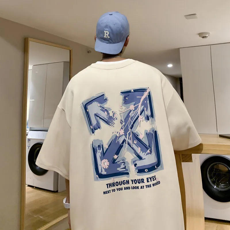 Description Picture 5 of itemShort-sleeved t-shirt boys round neck Korean version of the t body shirt loose versatile hip-hop male tide pullover tops